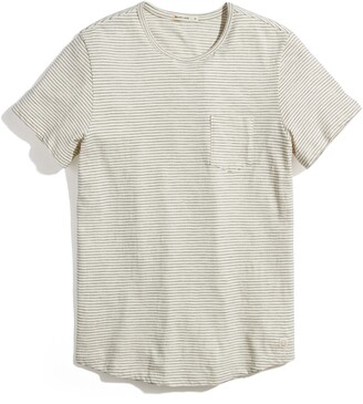 Marine Layer Saddle Stripe Pocket T-Shirt