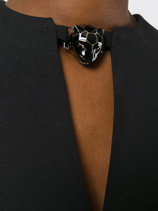 Valentino panther detail dress