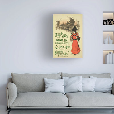 Winston Porter Auguste Roedel Reproduction Of A Themoulin De La Galette Matinee Ball, 1896 Canvas Art