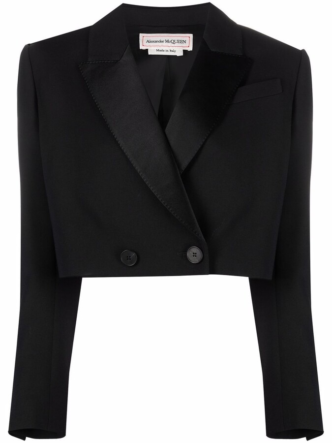 crop tuxedo jacket