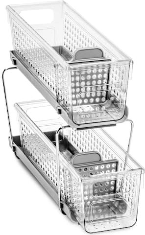 Made Smart madesmart® Mini 2-Tier Craft Organizer in Clear