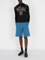 Thumbnail for your product : Givenchy Tour Print Cotton Long Sleeved T Shirt - Mens - Black