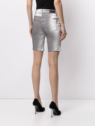 RtA Metallic Tailored Shorts