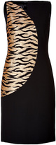 Thumbnail for your product : Akris Dress with Zebra Print Panel in Black