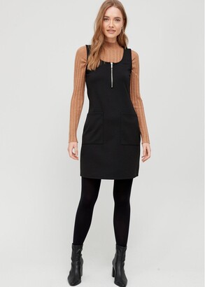 jersey pinafore dress ladies