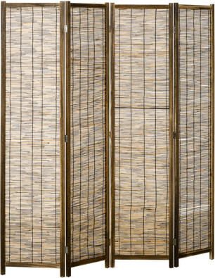 HANGZHOURUNXIN 3 Panel Room Dividers And Folding Privacy Screen Room Partitions 6Ft Wall Divider For Room Separation
