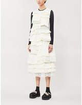 Thumbnail for your product : Simone Rocha MONCLER GENIUS 4 Moncler ruffled shell dress