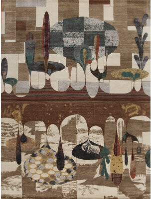 Samad Rugs One-of-a-Kind Rex Ray Hand-Knotted 2010s Rectangle 8' x 10'4\