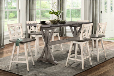 Ophelia & Co. 6 - Person Counter Height Dining Set