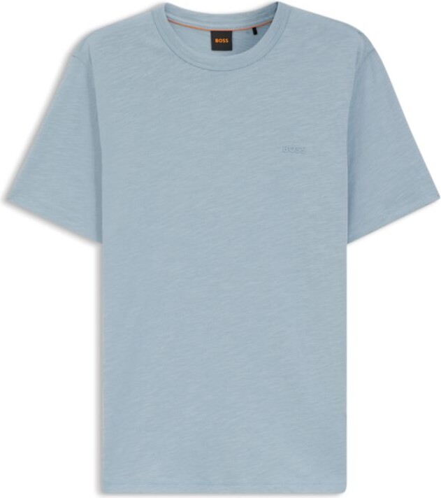 HUGO BOSS Slub-cotton T-shirt with logo detail