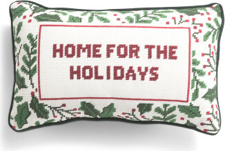 TJMAXX 9X15 Home For The Holidays Pillow, Polyester