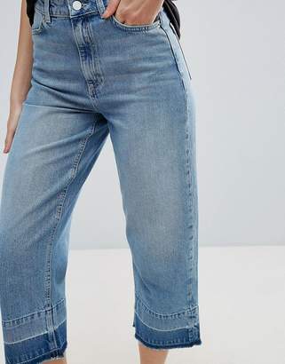 French Connection Detroit Cropped Wide Leg Jeans