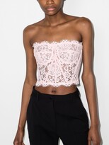 Thumbnail for your product : Dolce & Gabbana Floral-Lace Bustier Top
