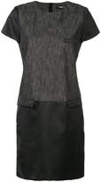 Thumbnail for your product : Paule Ka mixed fabric ed T-shirt dress