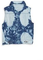 Thumbnail for your product : DKNY Girl's Tie-Dyed Denim Vest