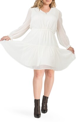 long sleeve prairie dress