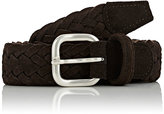 Thumbnail for your product : Barneys New York MEN'S WOVEN SUEDE BELT