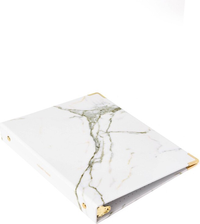 Russell + Hazel Russell+Hazel Marble Patent Mini Binder ShopStyle Home Office