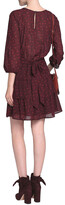 Thumbnail for your product : BA&SH Ruffle-trimmed Printed Jacquard Mini Dress