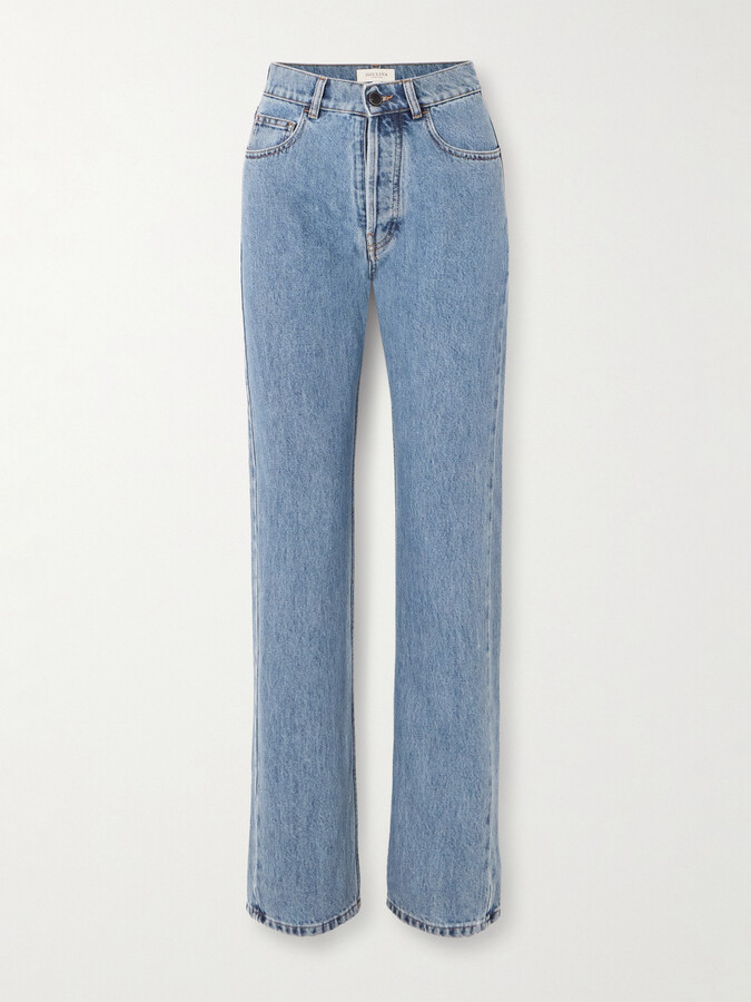Giuliva Heritage - The Demetra Mid-rise Straight-leg Jeans - Blue