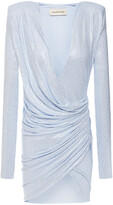 Thumbnail for your product : Alexandre Vauthier Ruched Crystal-embellished Jersey Mini Dress
