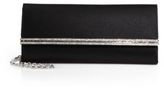 Thumbnail for your product : Judith Leiber Jeweled Tuxedo Satin Clutch