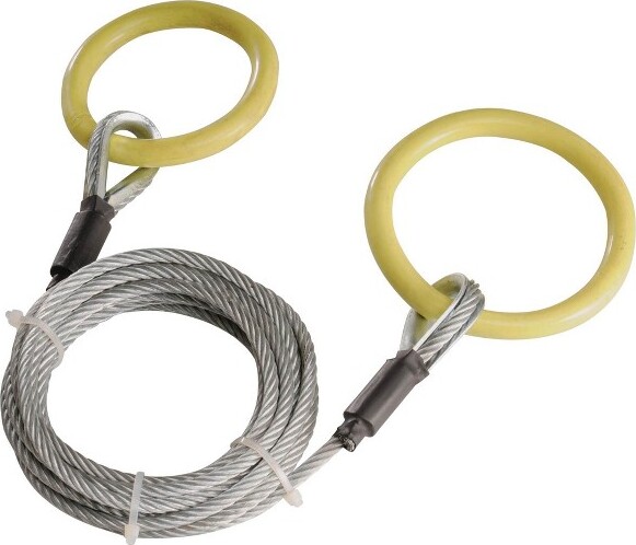 Timber Tuff TMW-38 ATV and UTV Heavy Duty Log Lumber Choker Cable with Tow Rings