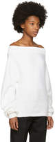 Thumbnail for your product : Opening Ceremony White Wool Off-the-Shoulder Sweater