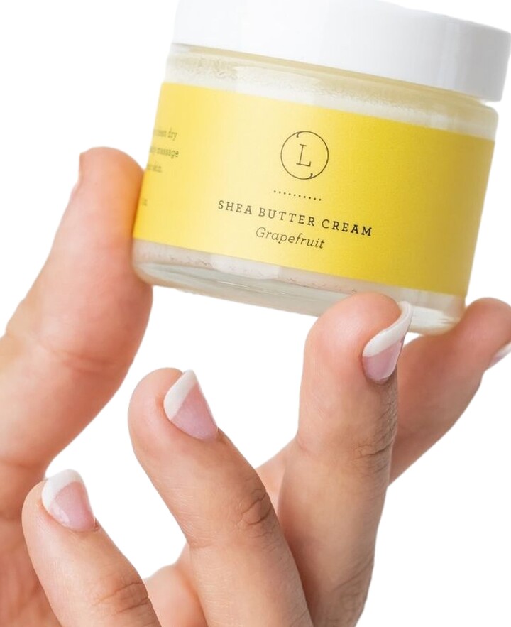 Lizush CBD Grapefruit Shea Butter Body Cream with CBD, Shea Body Lotion (THC free) CREAMS & OILS