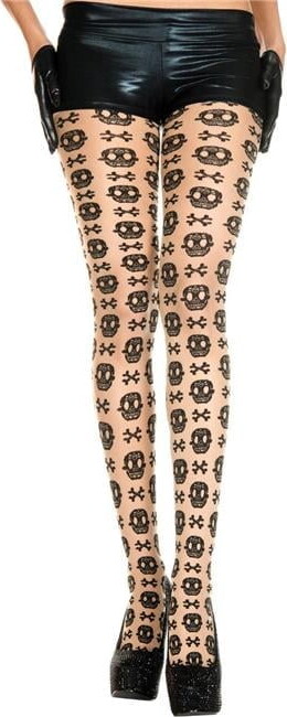Music Legs Women’s Gothic spandex sheer pantyhose