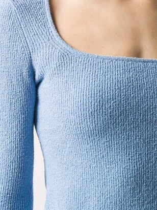 Chinti and Parker Ribbed Scoop-Neck Jumper