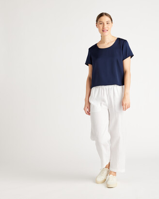 Quince Washable Stretch Silk T-Shirt
