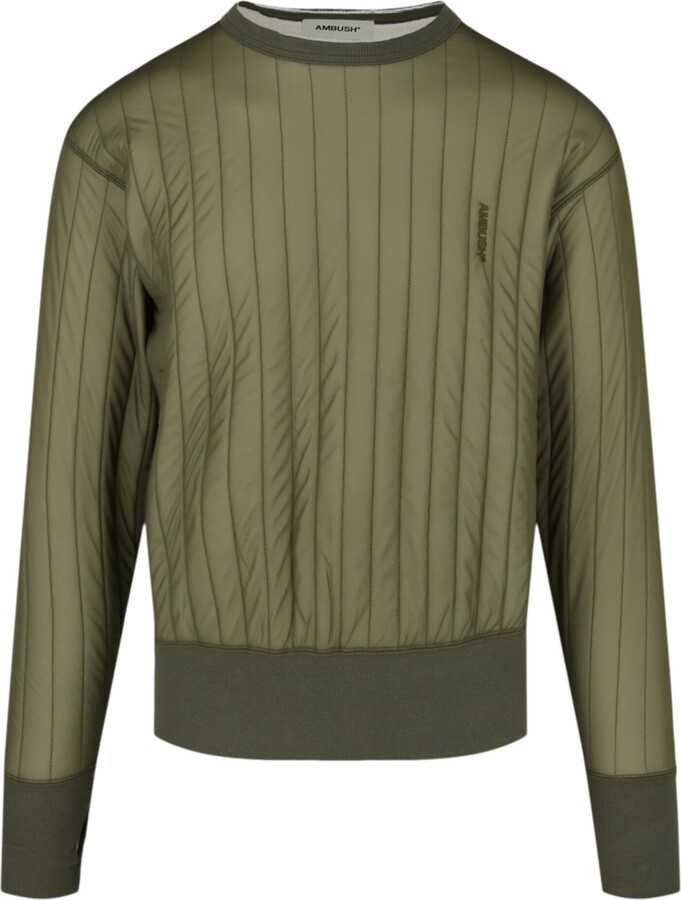 Ambush Quilted Logo Crewneck Sweatshirt