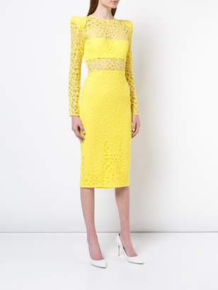 Alex Perry embroidered tulle dress