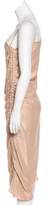 Thumbnail for your product : Barbara Casasola One-Shoulder Midi Dress Champagne One-Shoulder Midi Dress