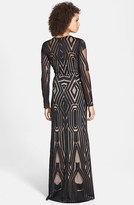 Thumbnail for your product : BCBGMAXAZRIA 'Viera' Geo Mesh Gown
