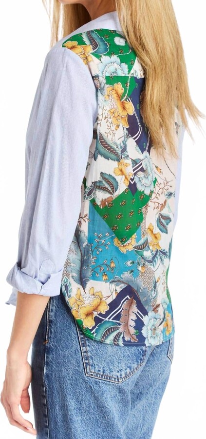 DREW Women's Natalee Shirt In Kelly