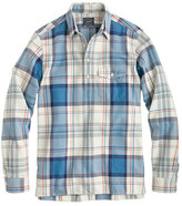 Thumbnail for your product : J.Crew Flannel popover in adriatic sea plaid