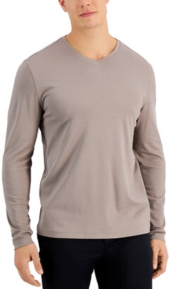 alfani stretch v neck undershirt