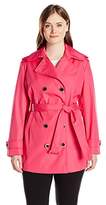 Thumbnail for your product : Calvin Klein Women's Plus-Size Double-Breasted Trench Coat