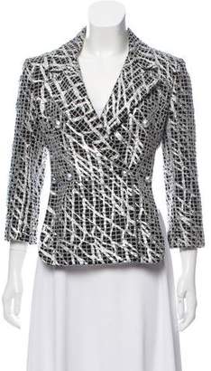 Chanel Metallic-Accented Tweed Jacket