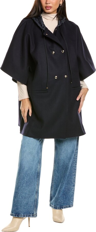 Moncler Wool-Blend Cape