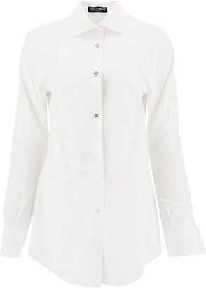 Dolce & Gabbana Slim Fit Jewel Buttoned Shirt