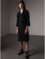 Thumbnail for your product : Burberry Silk Georgette Trench Wrap Dress