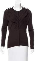 Thumbnail for your product : Givenchy Wool Crew Neck Cardigan