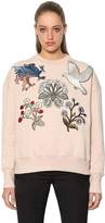 Alexander Mcqueen Cotton Sweatshirt W/ Embroidered Patches