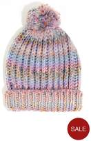 Thumbnail for your product : Warehouse Pastel Multi Yarn Pom Hat