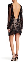 Thumbnail for your product : Sky Indy Mesh Flower Lace Sweetheart Dress
