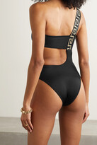 Thumbnail for your product : Versace One-shoulder Cutout Swimsuit - Black