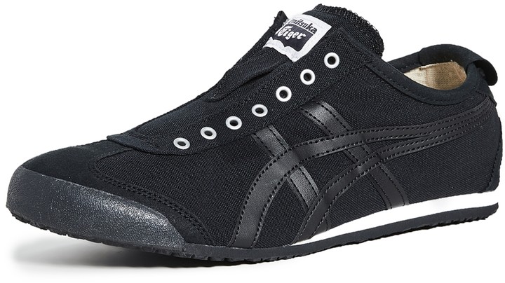 onitsuka tiger leather black